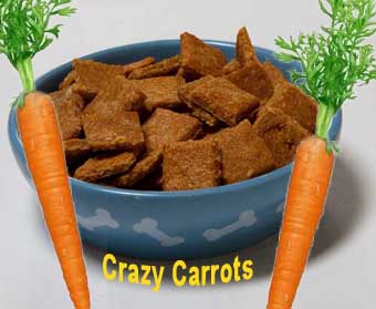 Crazy Carrots, a dog treat from Dee Stuff Pet Supply near Redding, CA